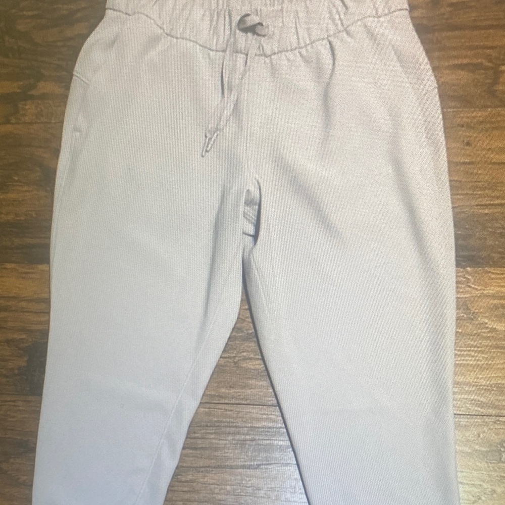 lululemon athletica Light Gray Track Joggers